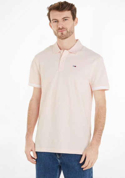 Tommy Jeans Poloshirt TJM CLSC ESSENTIAL POLO mit Logostickerei