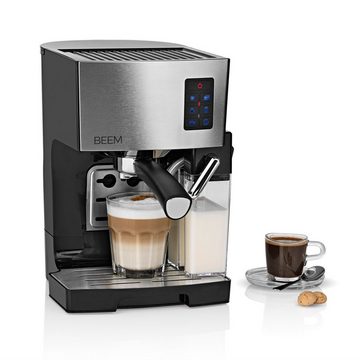 BEEM Siebträgermaschine, 1.2l Kaffeekanne, CLASSICO Espresso 19 bar