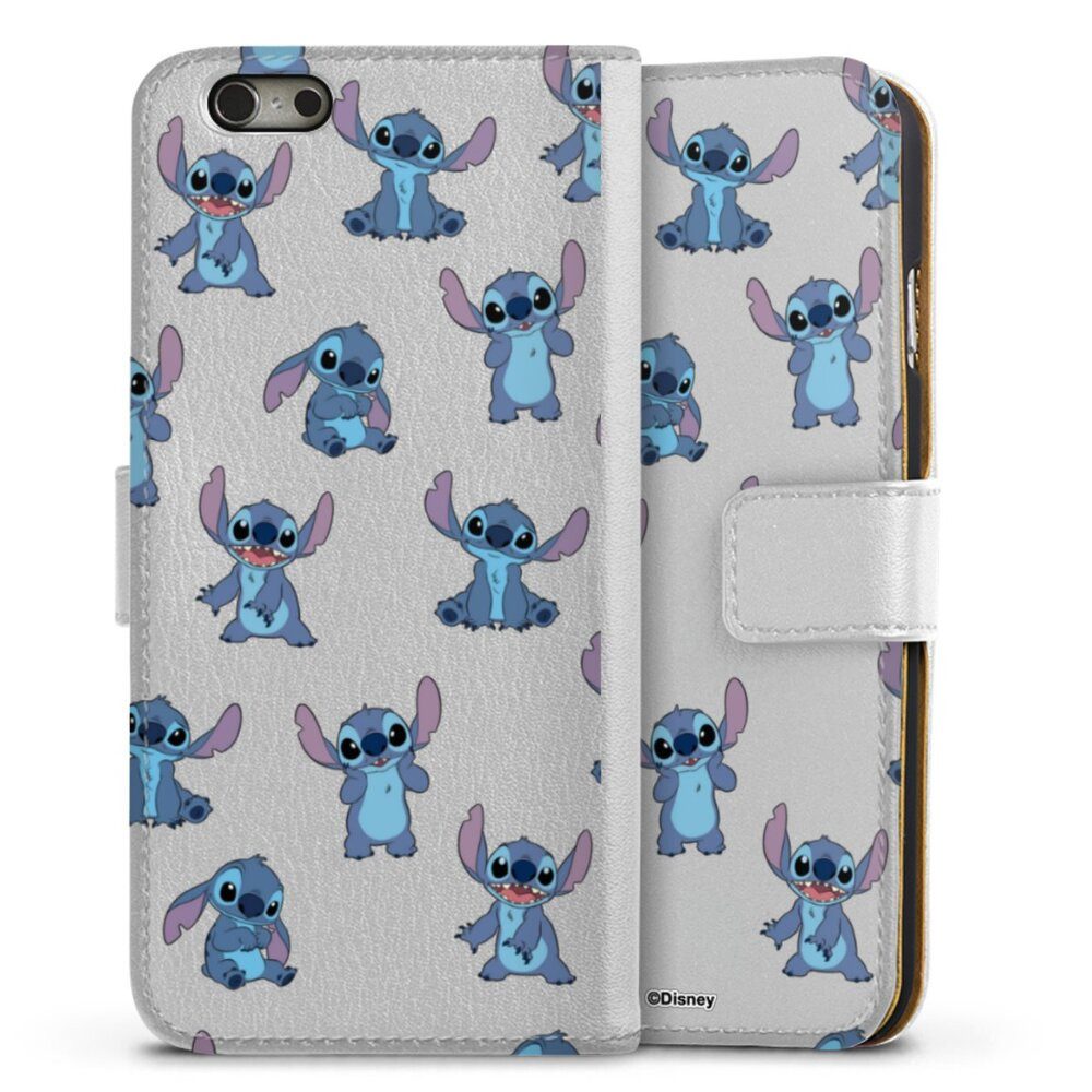 DeinDesign Handyhülle Lilo & Stitch Offizielles Lizenzprodukt Disney, Apple iPhone 6s Hülle Handy Flip Case Wallet Cover Handytasche Leder