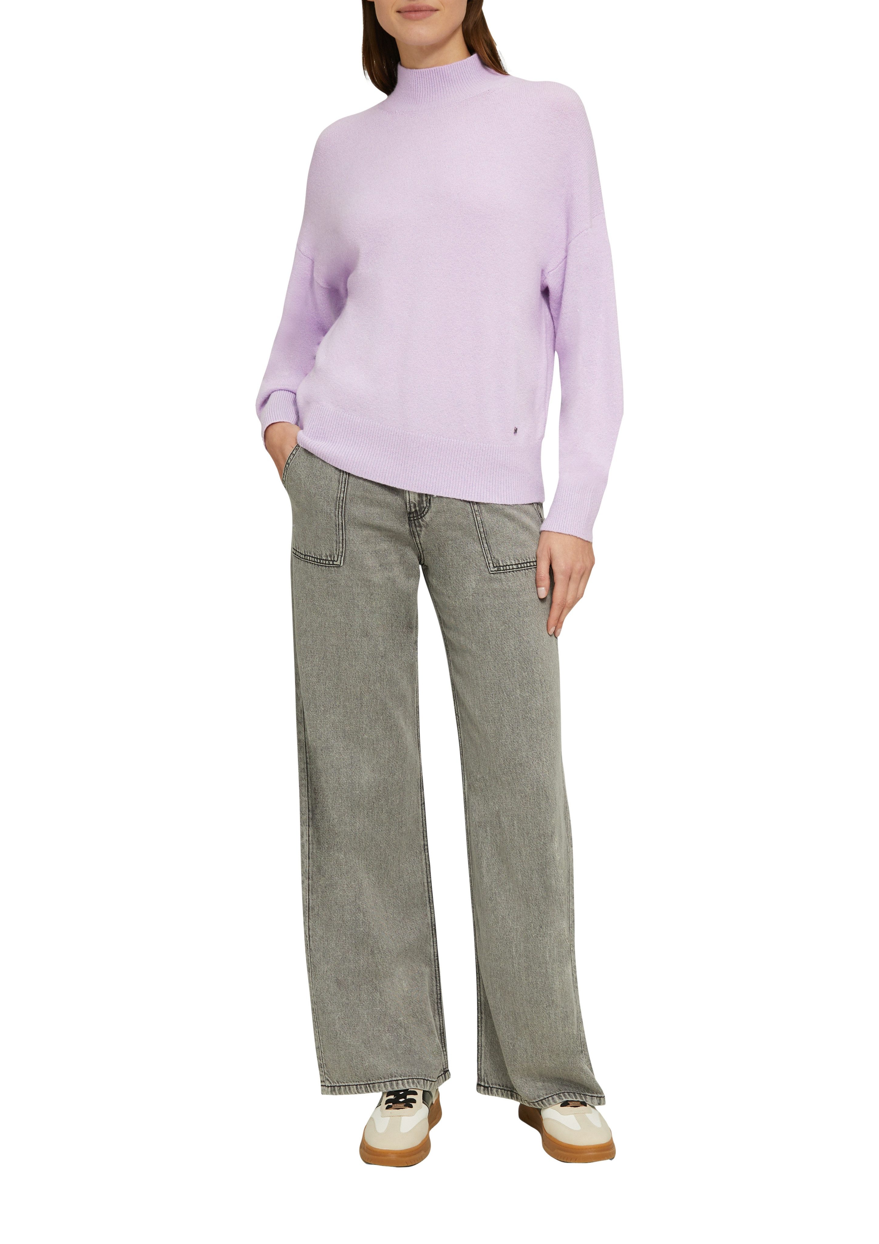 s.Oliver Strickpullover mit Stehkragen günstig online kaufen