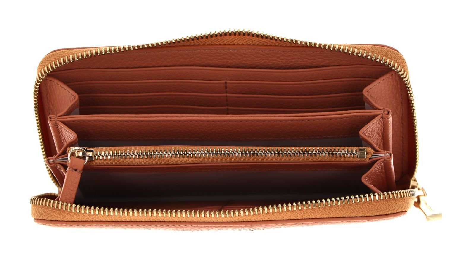 COCCINELLE Geldbörse Metallic Soft, aus echtem Rindsleder