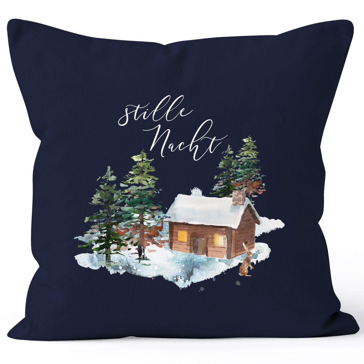 Autiga Dekokissen Weihnachts-Kissenbezug Stille Nacht Weihnachten günstig online kaufen