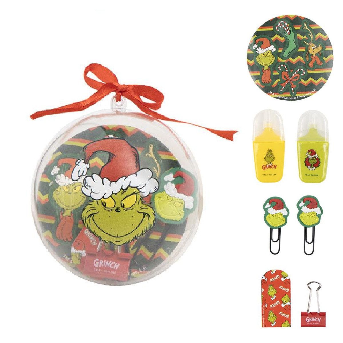 Cerda Weihnachtsfigur Grinch Schreibwaren Set Weihnachten günstig online kaufen
