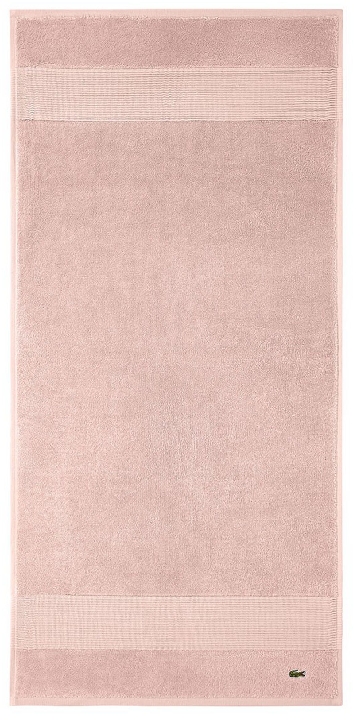 Lacoste Handtuch LLECROCO, Frottier (1-St), mit Label-Applikationen