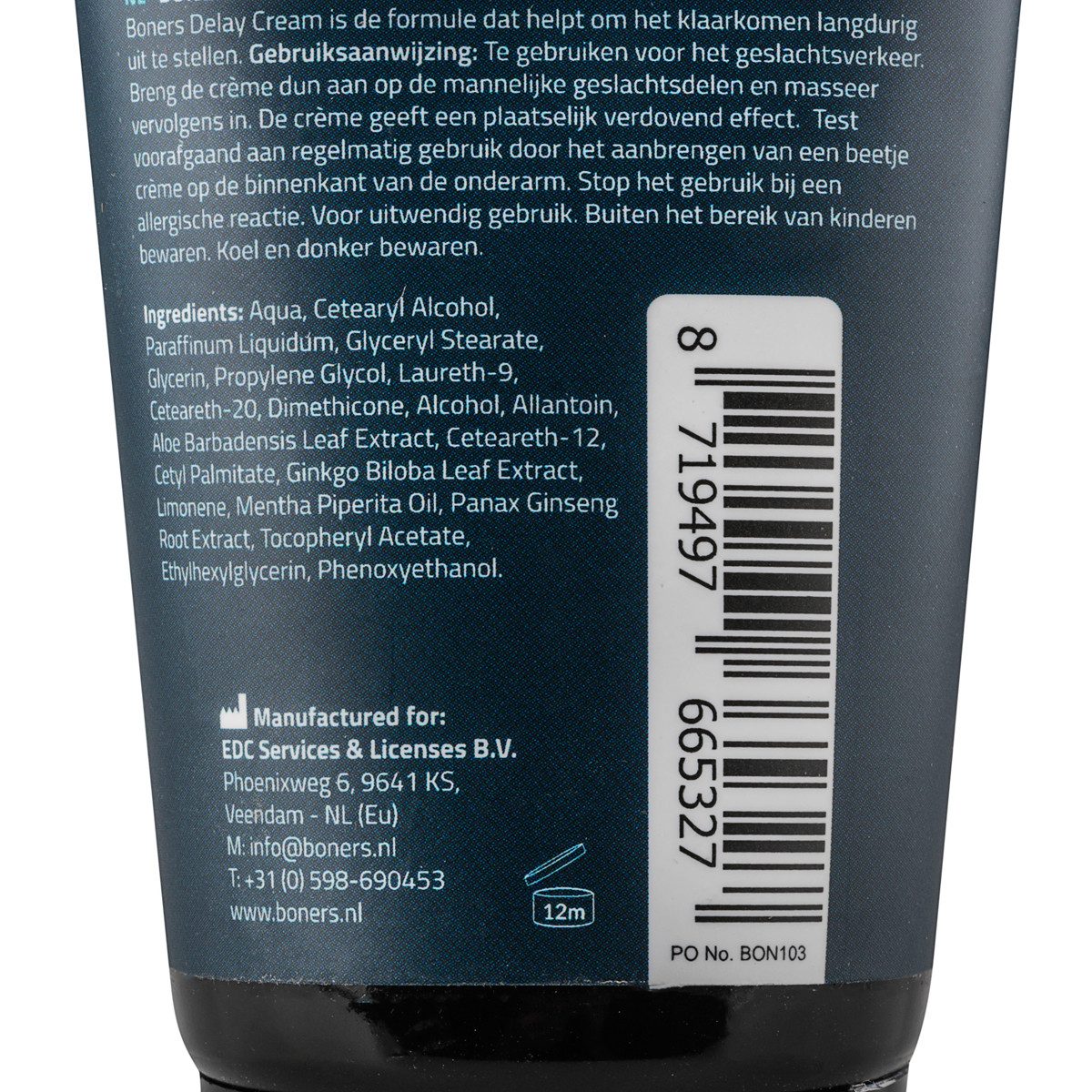 Boners Gleit- und Massagegel Verzögerungscreme – Bild 3 von 5