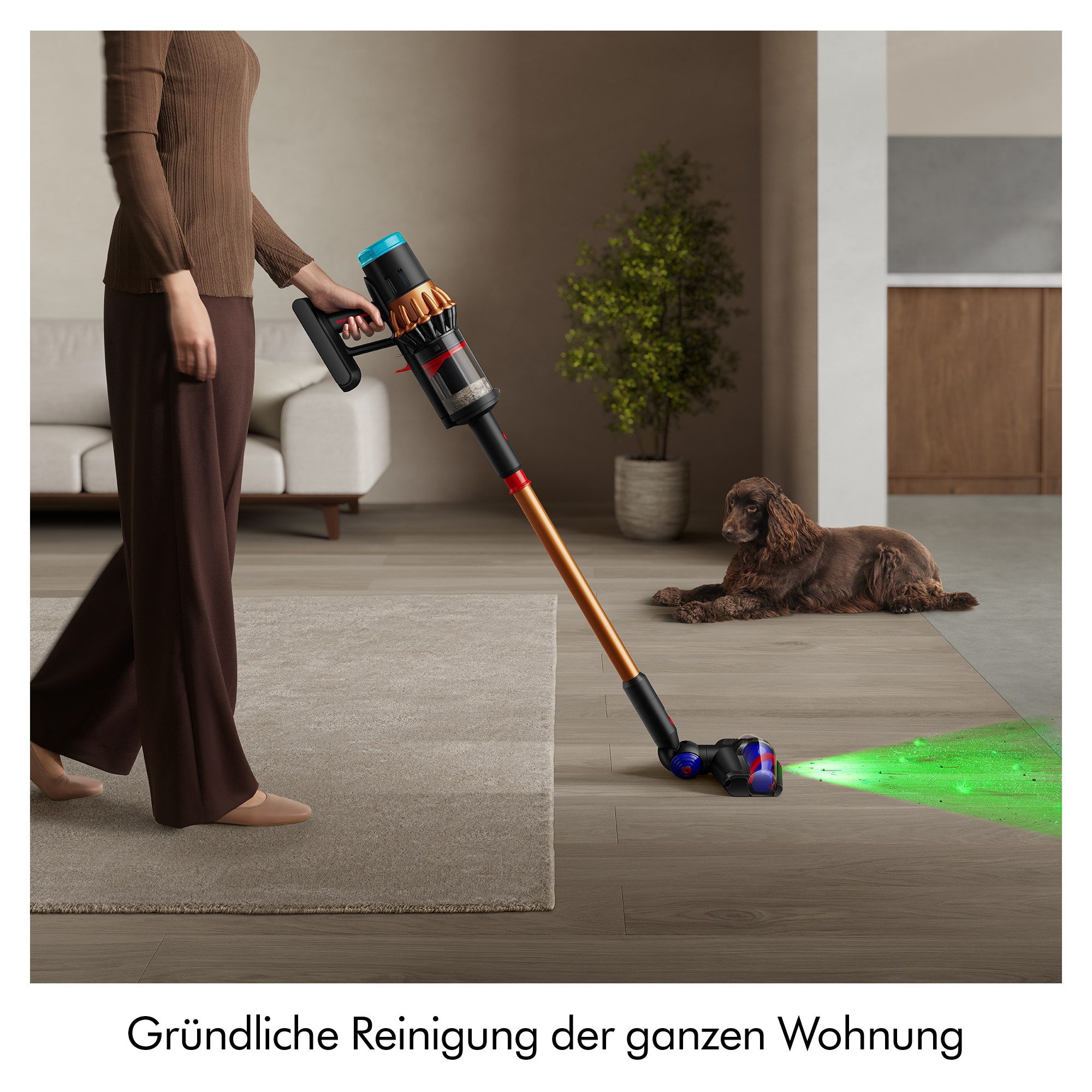 DYSON Akku-Hand-und Stielstaubsauger V16 (DS60) Piston Animal, 900W, bis zu 70 Minuten Laufzeit, 900 W, Haarentwirrungstechnologie – Bild 5 von 5