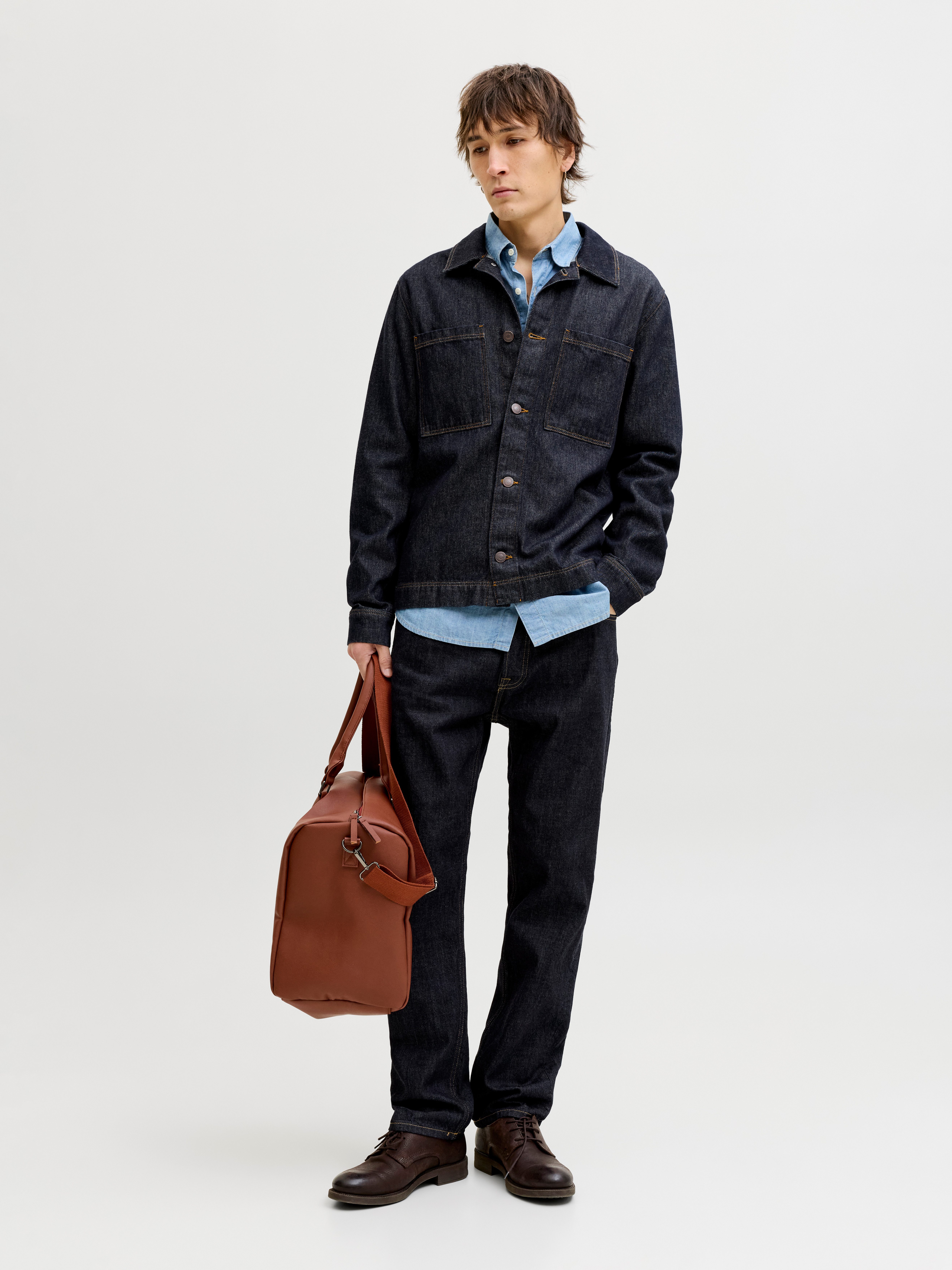 Jack & Jones Loose-fit-Jeans JJICHRIS JJORIGINAL SBD 921 SN Baumwolle, loose fit – Bild 3 von 5