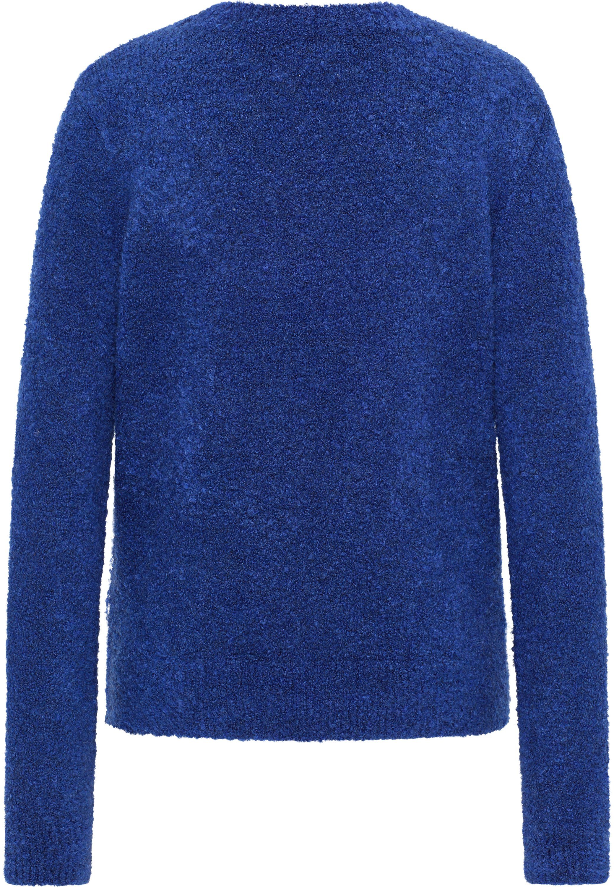 Strickpullover MUSTANG Mustang Sweater königsblau