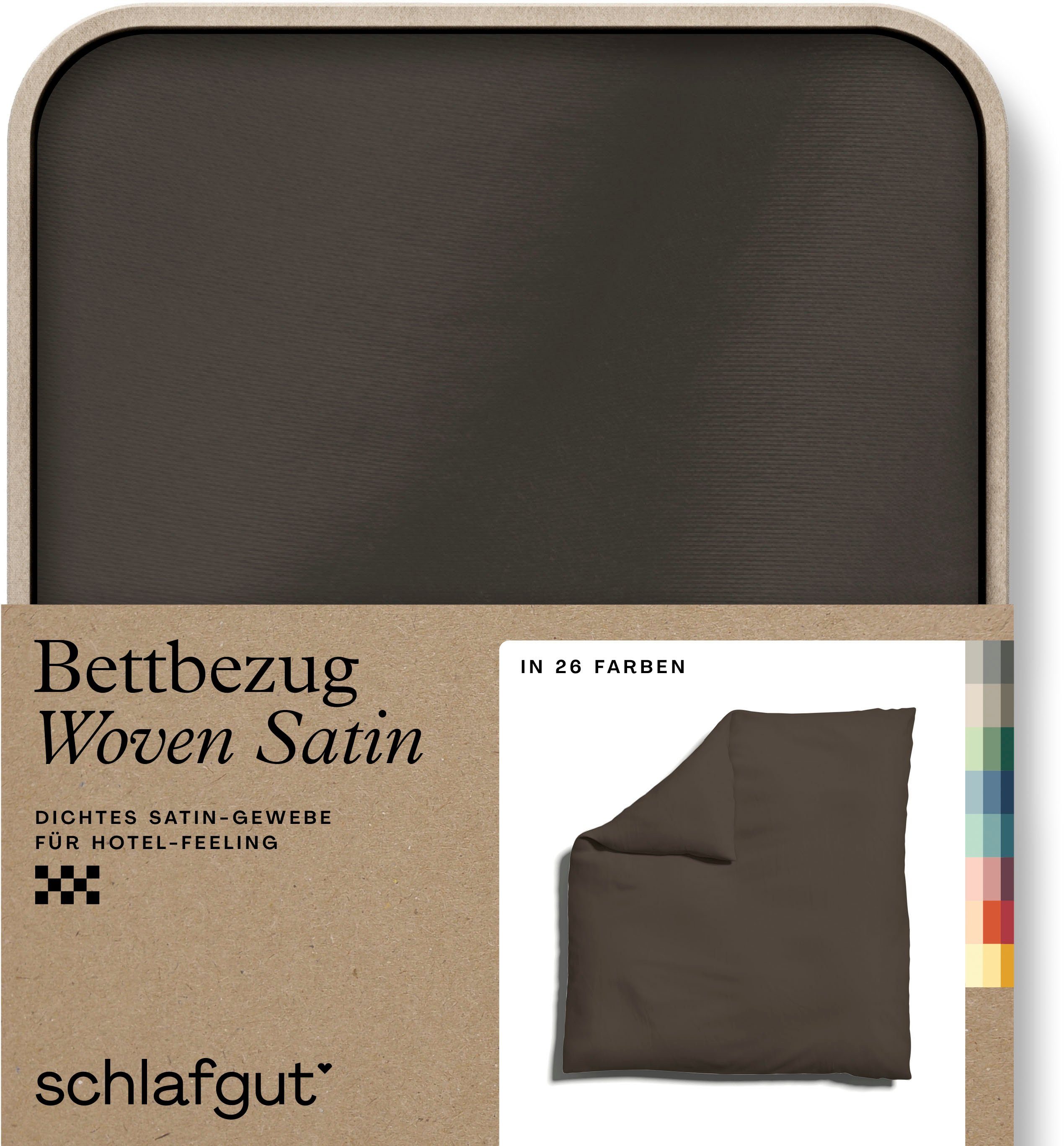 Schlafgut Bettbezug Woven Satin, (1 St), günstig online kaufen