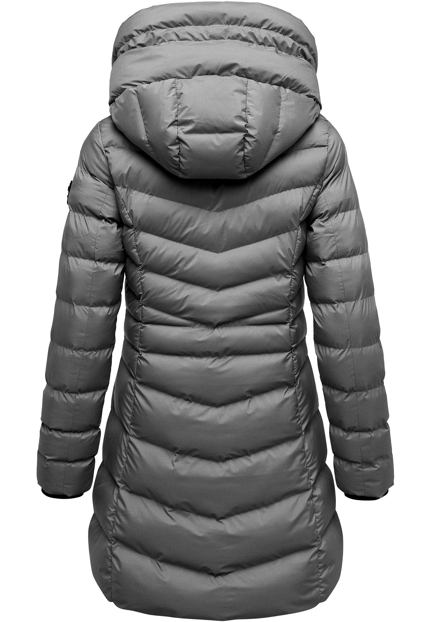 REPUBLIX Winterjacke CECELIA Damen Gefütterte Winter Jacke Mantel Parka mit großer Kapuze