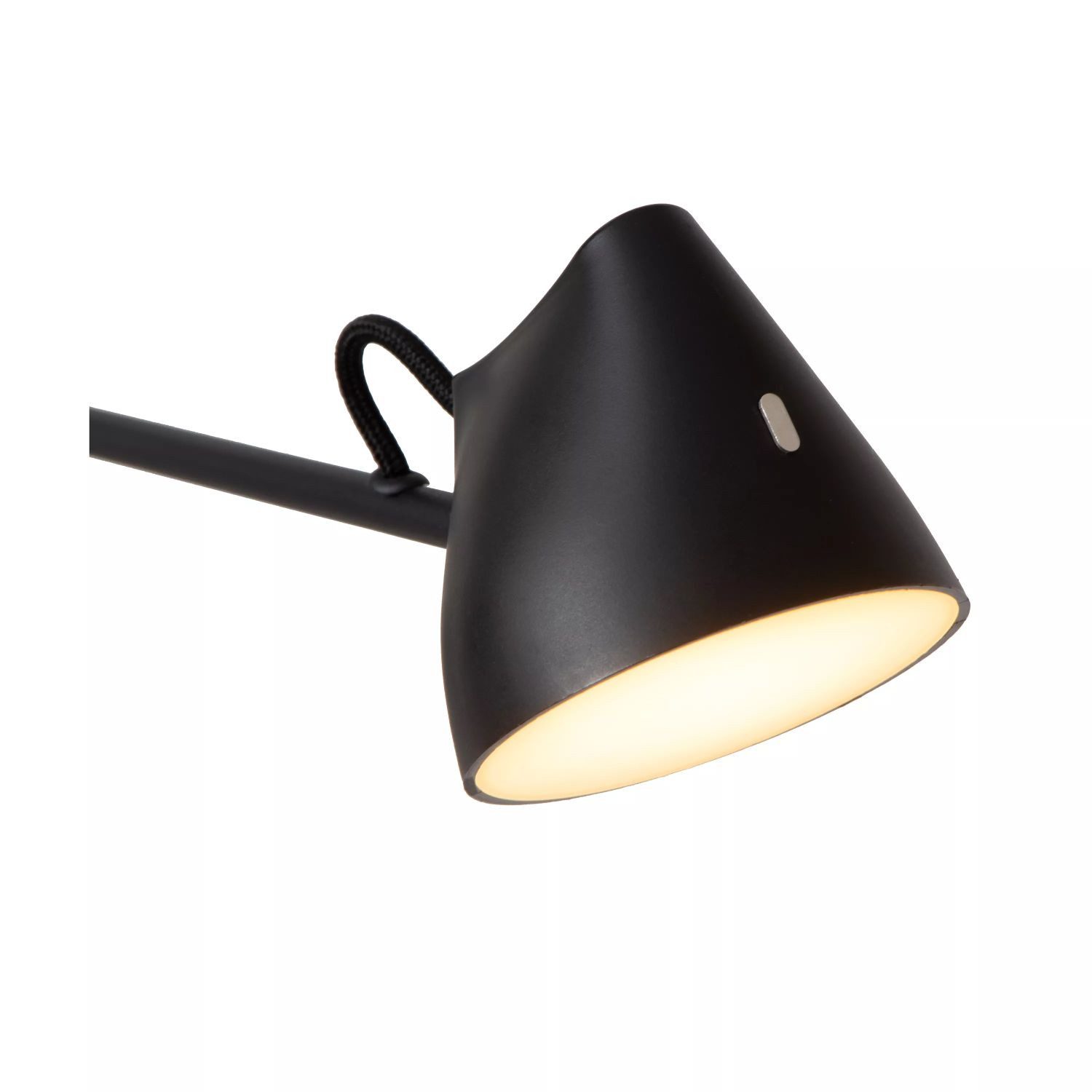 Licht-Erlebnisse Wandstrahler XAREN, LED fest integriert, Warmweiß, LED Metall dimmbar warmweißes Licht 2700 K 250 lm verstellbar Schwarz