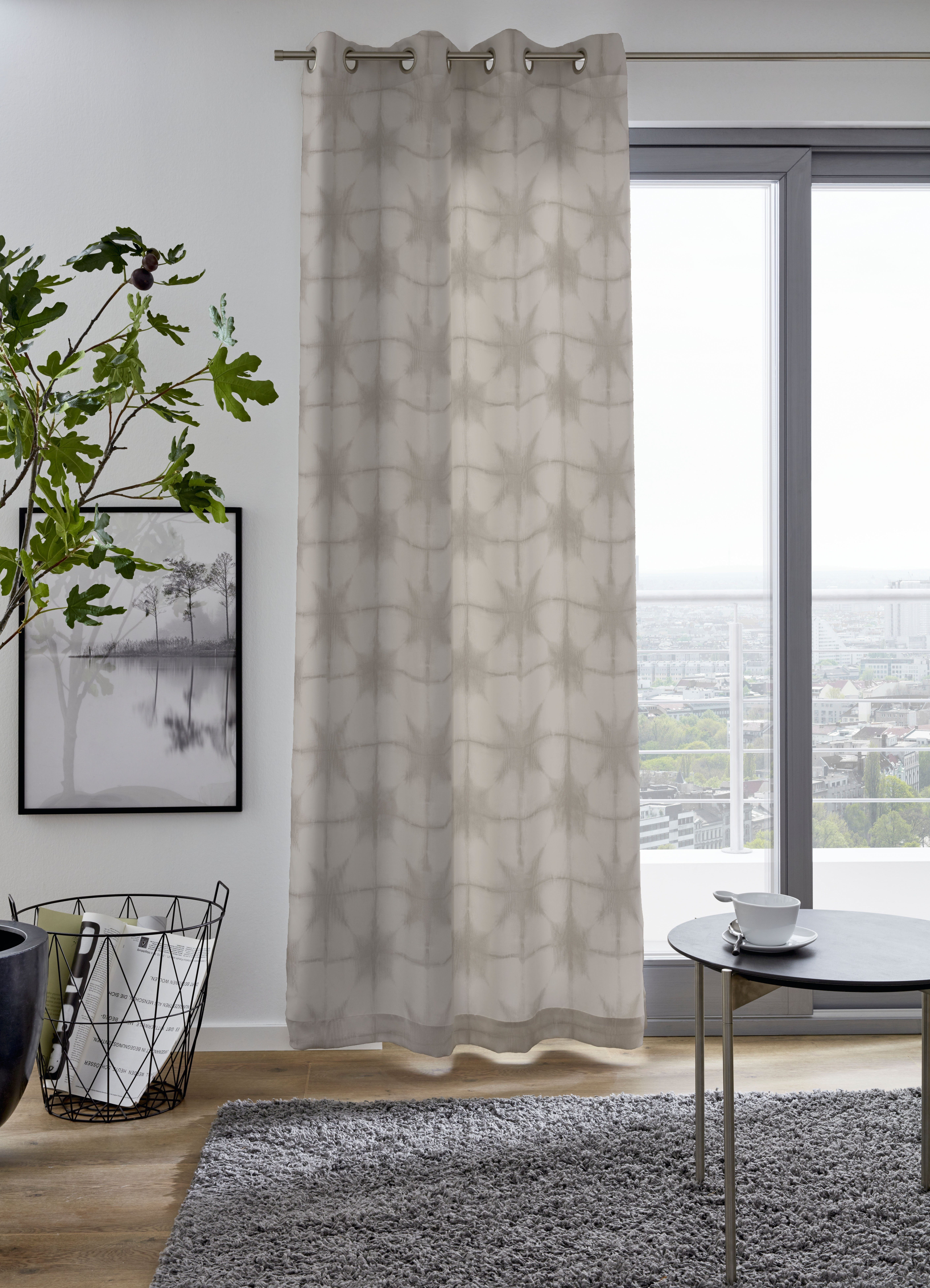 my home Vorhang OSLO, Ösen (1 günstig online kaufen