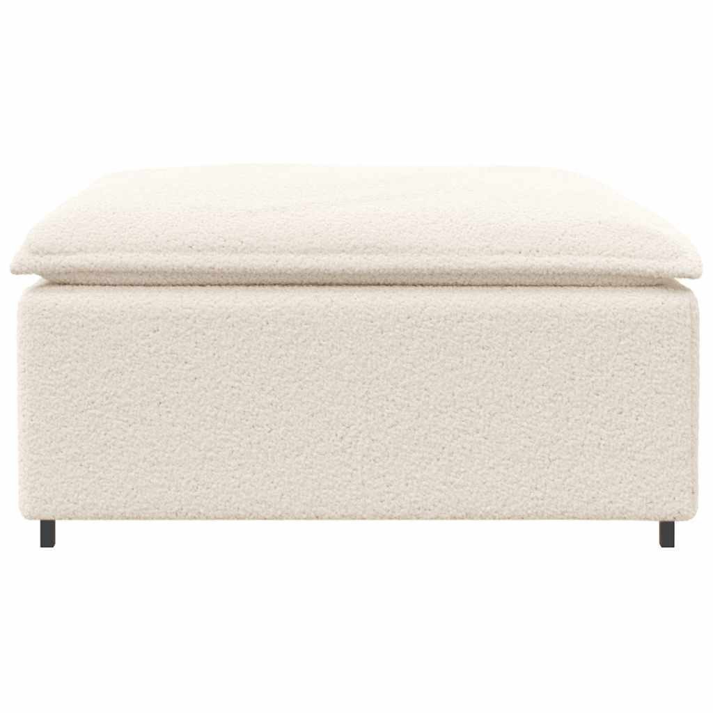 vidaXL Sofaelement Modulares Sofa Fußhocker-Modul Creme günstig online kaufen