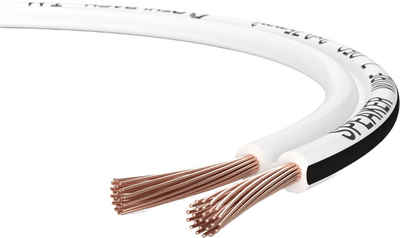 Oehlbach Speaker Wire SP-7 Lautsprecherkabel 2 x 0,75 mm² Audio-Kabel, Terminal, Terminal (3000 cm)