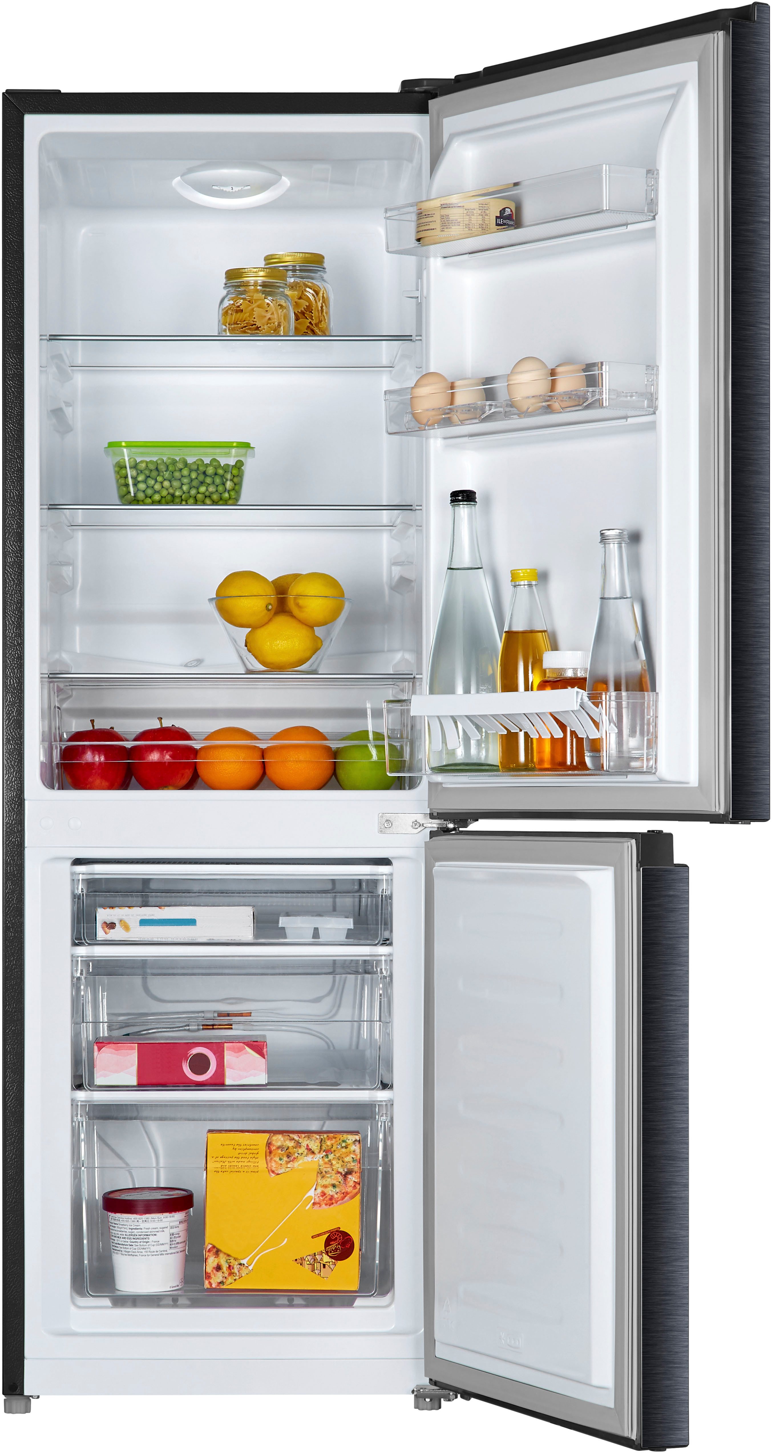 Hanseatic Kühl-/Gefrierkombination HKGK14349BBI, 143 cm hoch, 49,5 cm breit