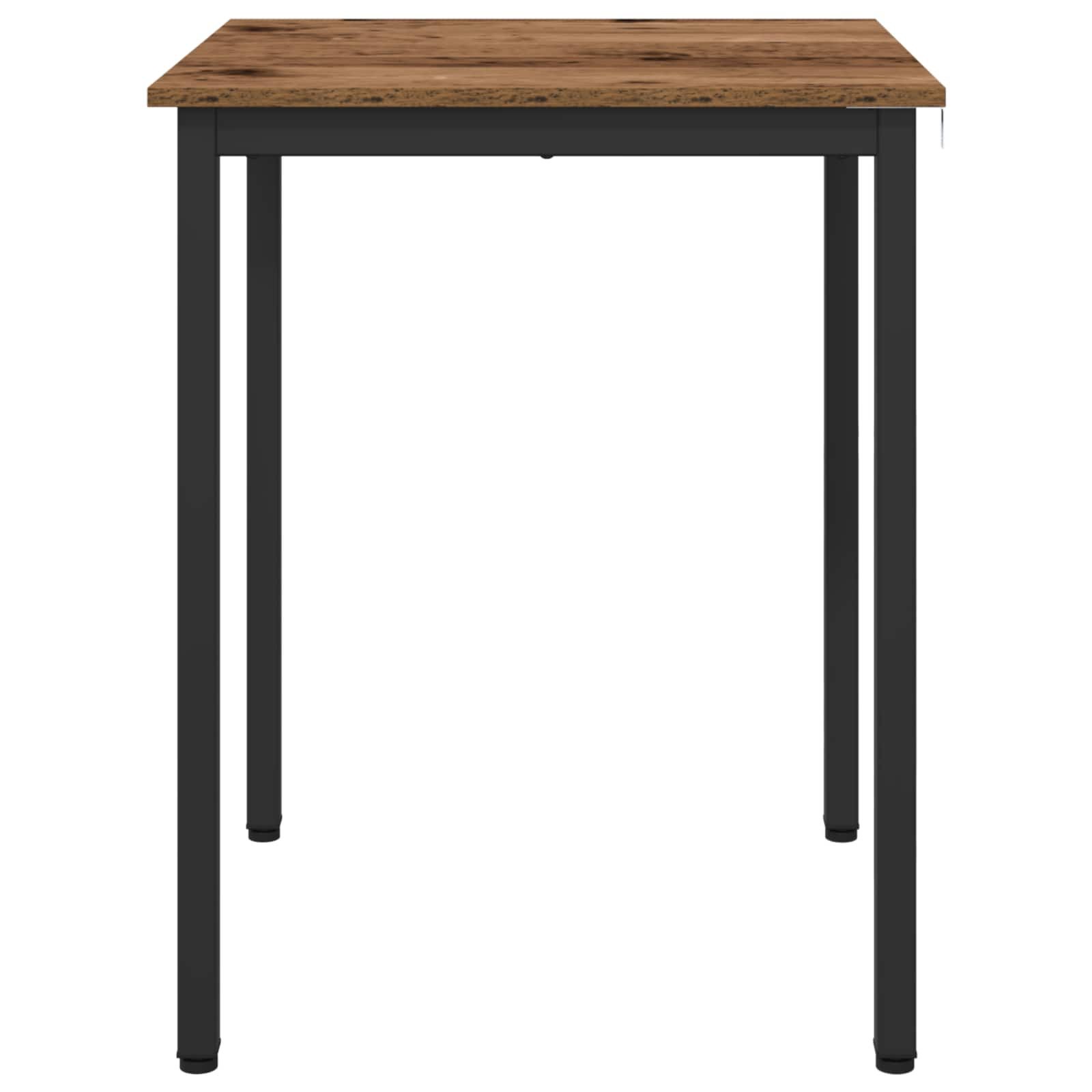 vidaXL Esstisch Esstische 60 x 60 x 75 cm Holzwerkstoff Altholz Quadratisch (1-St) – Bild 5 von 5