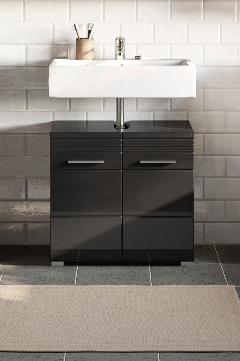 INOSIGN Waschbeckenunterschrank Malmö, Breite 60 cm, 2 Tür, 2 Fächer, mit S günstig online kaufen