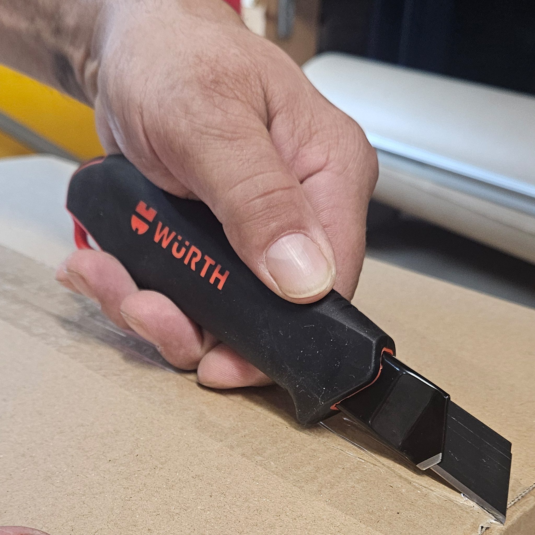 Würth Cuttermesser 2 Stück Würth 2K-Cutter Messer 18 mm incl. je 3 Abbrechklingen, Klinge: 1.8 cm – Bild 4 von 5