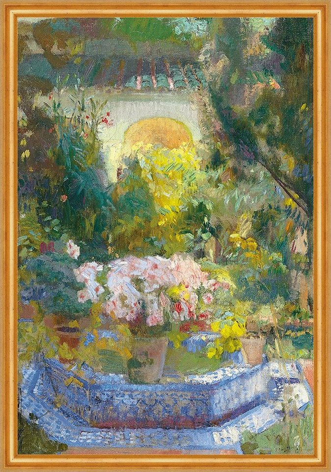 Kunstdruck Hof der Casa Sorolla Courtyard Impressionismus Joaquin