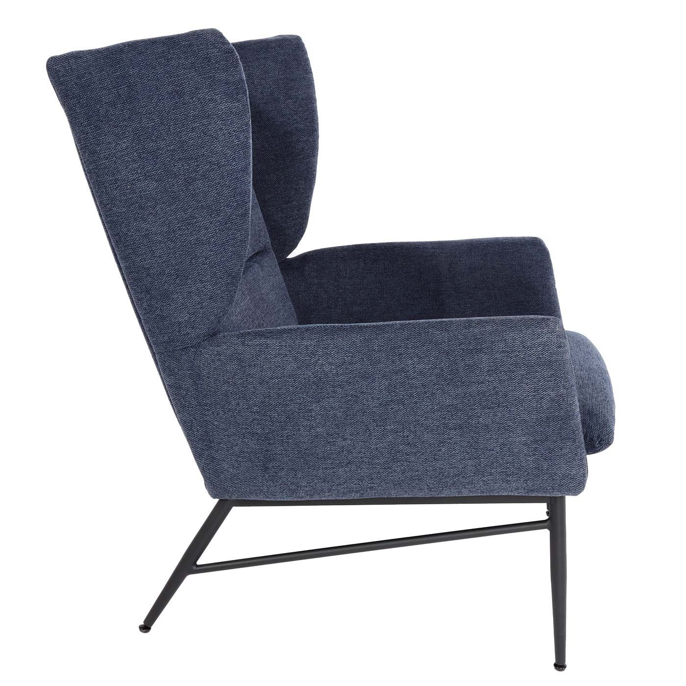 Sitzfläche, Sitzkissen MCW-L62, blau Extra Loungesessel MCW abnehmbar breite