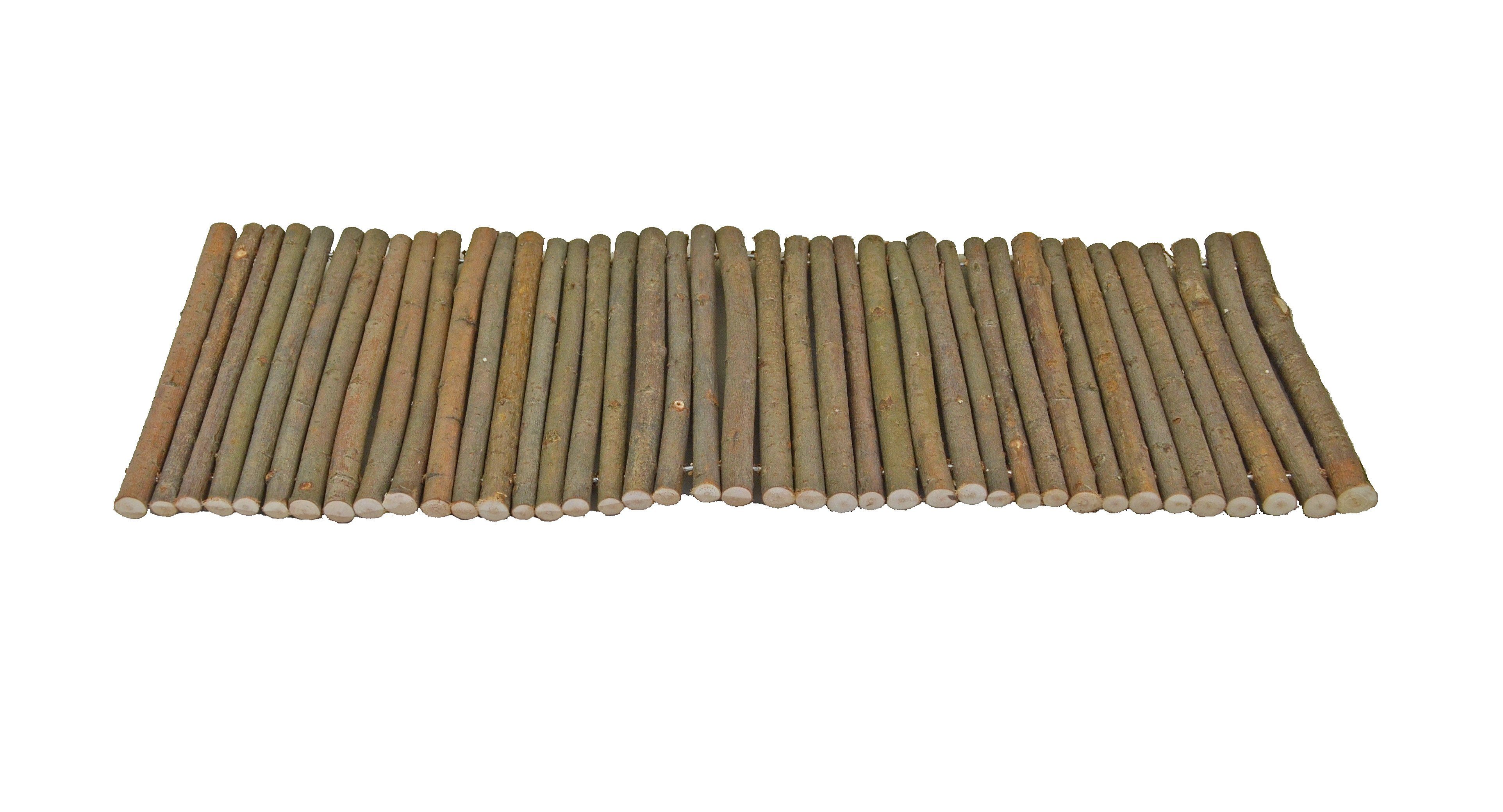 ELMATO Nagerhaus Elmato 10453 Nagerbrücke flexibel mit Rinde Haselnuss, 70x25cm