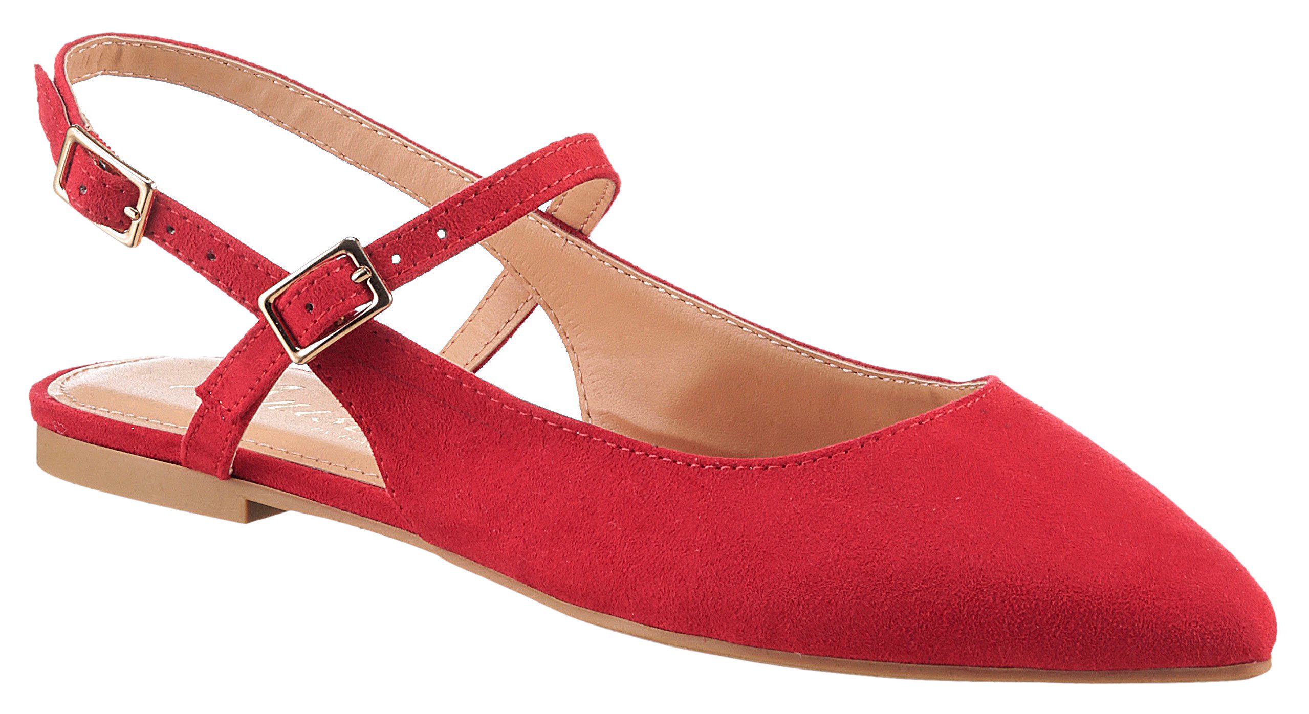 Aniston SHOES Slingpumps Flat, Sommerschuh, Riemchensandale günstig online kaufen