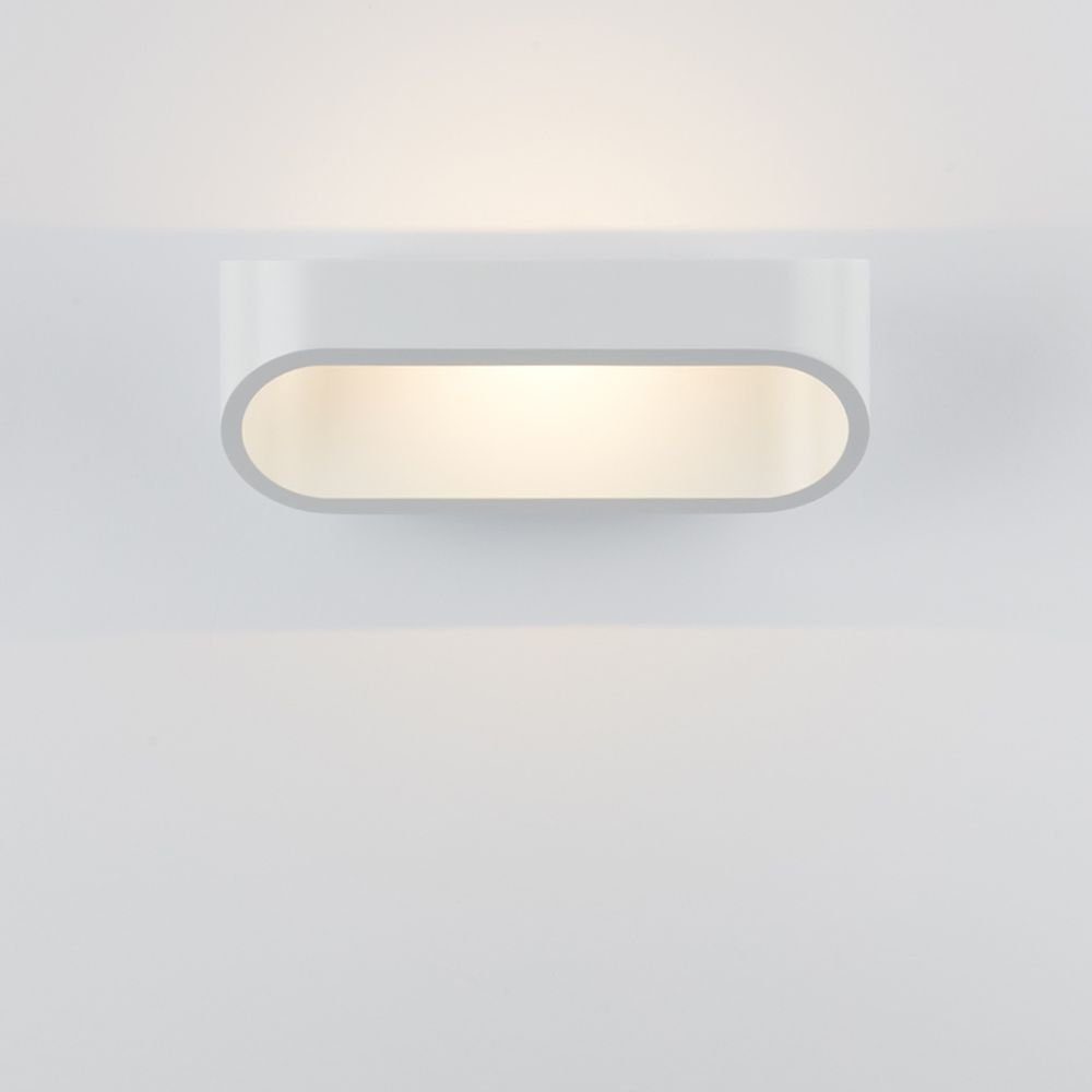 Helestra LED Wandleuchte LED Wandleuchte Onno in weiß-matt 6W 400lm, keine  Angabe, Leuchtmittel enthalten: Ja, fest verbaut, LED, warmweiss,  Wandleuchte, Wandlampe, Wandlicht