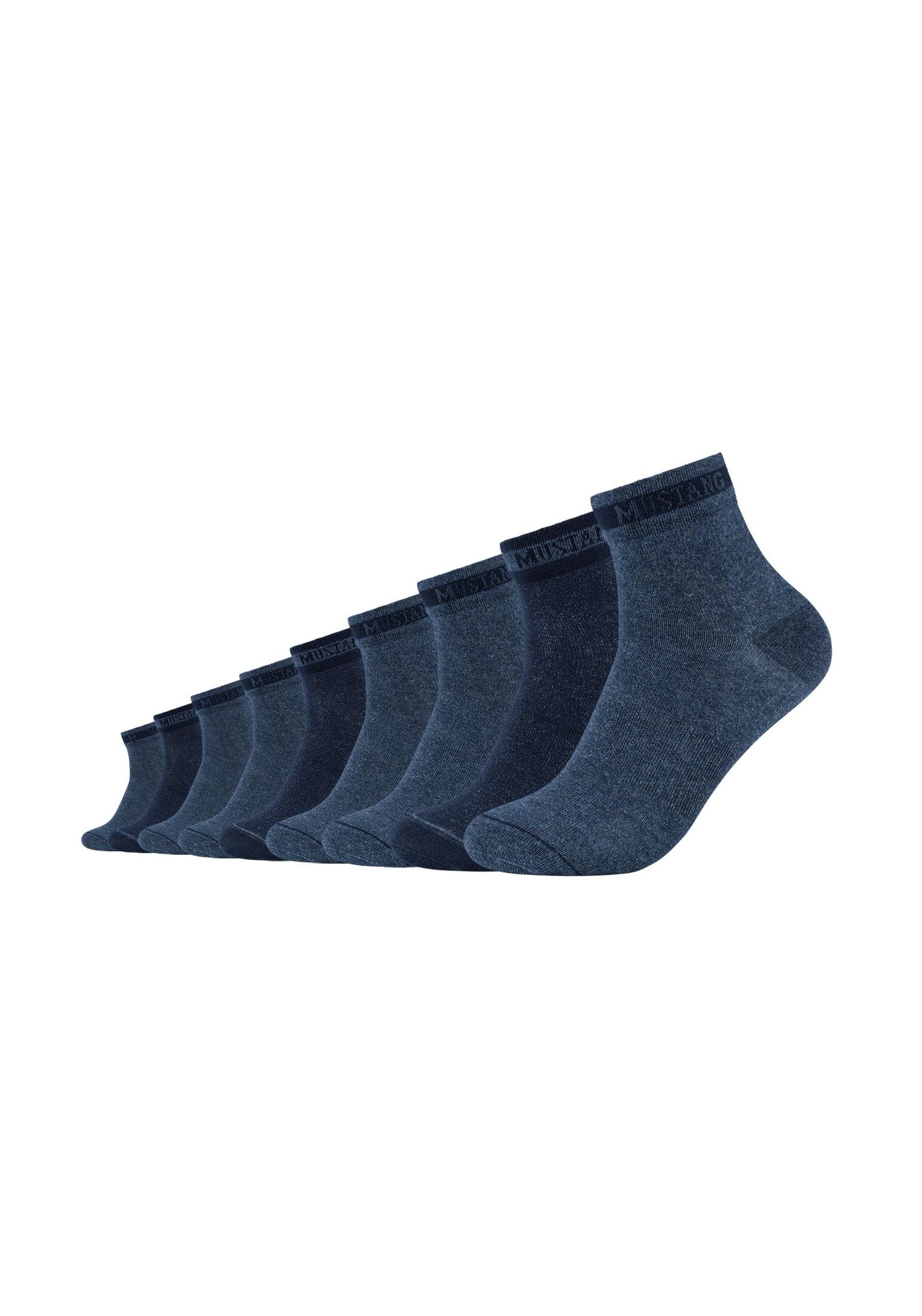 MUSTANG Kurzsocken Kurzsocken 9er jeans Pack mix