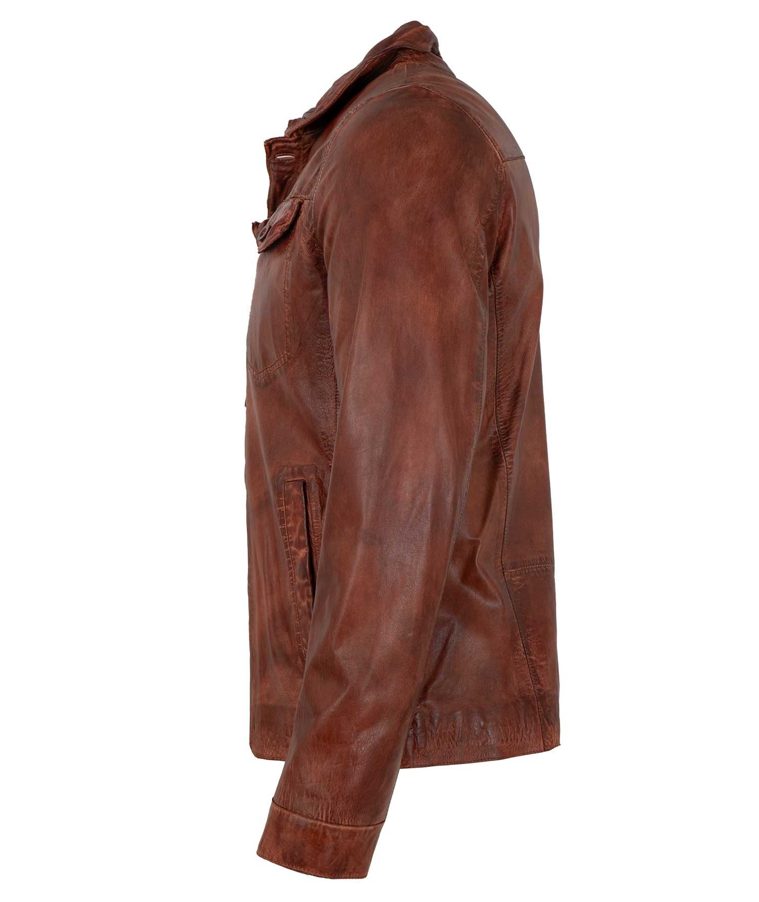 Freaky Nation Lederjacke Jörg-FN Freaky Nation - Herren Lederjacke Lederhem günstig online kaufen