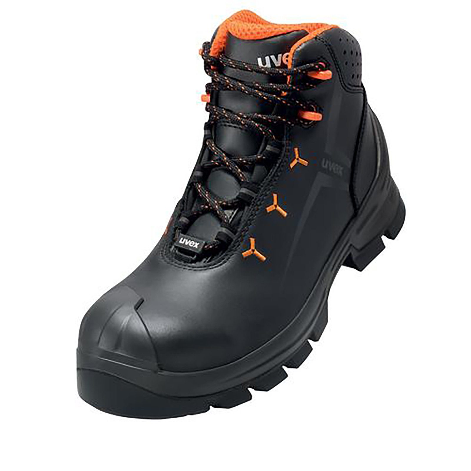 Uvex 2 MACSOLE® Stiefel S3 schwarz, orange Weite 10 Захисні черевики