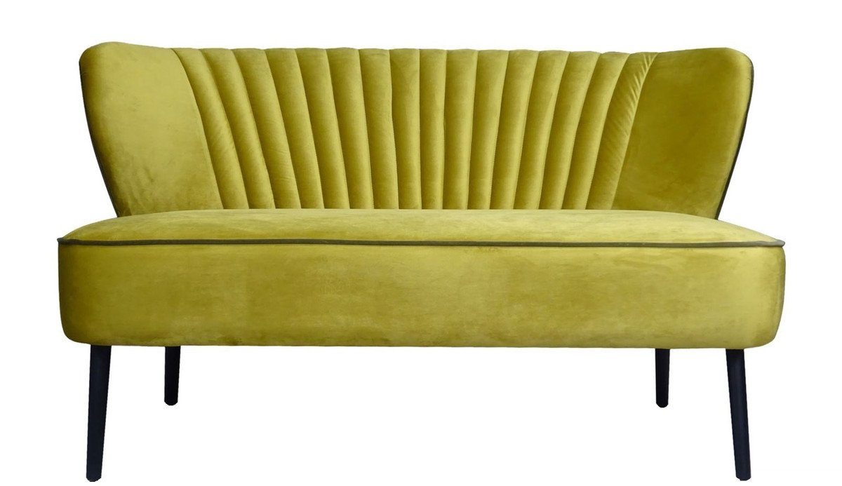 Casa Padrino Sofa - Gold cm x H. 73,5 Wohnzimmer 75 x 129 Designer Luxus Sofa Möbel