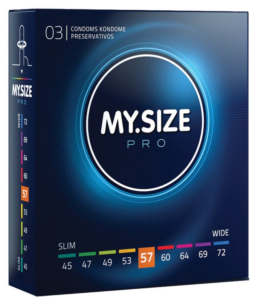 MY.SIZE XXL-Kondome MY.SIZE - MY.SIZE PRO 57 - (div. Varianten) Packung, 10 St.