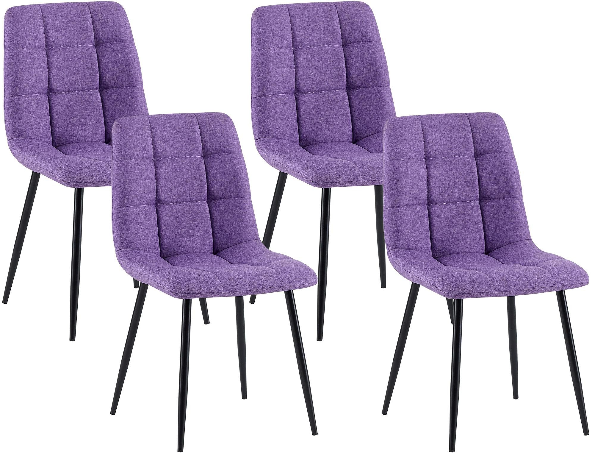 CLP Esszimmerstuhl Antibes Stoff (4er Set, 4 St), mit Stoffbezug, bis 150 kg