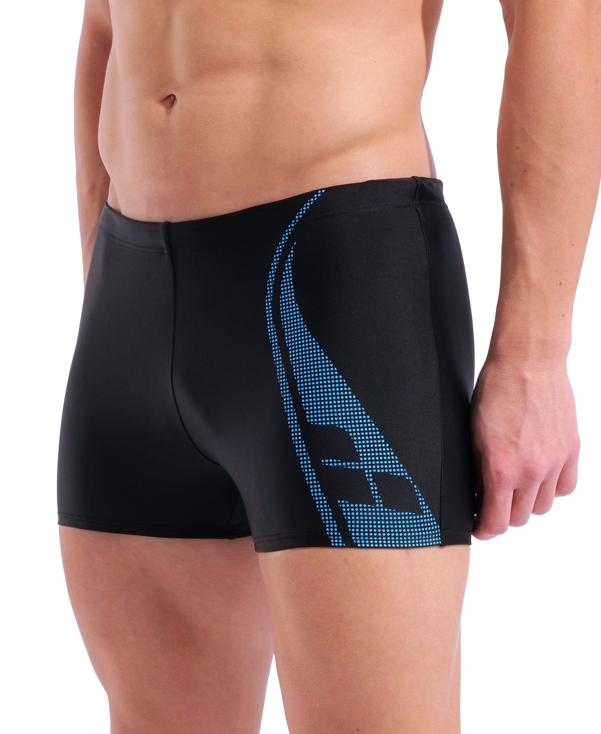 Arena Badeshorts M ARENA GRAPHIC SWIM SHORT mit sportlichem Stil, aus MaxFit Eco Material