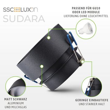 SSC-LUXon LED Einbaustrahler LED Einbaustrahler Sudara Deckenleuchte Aufbauleuchte
