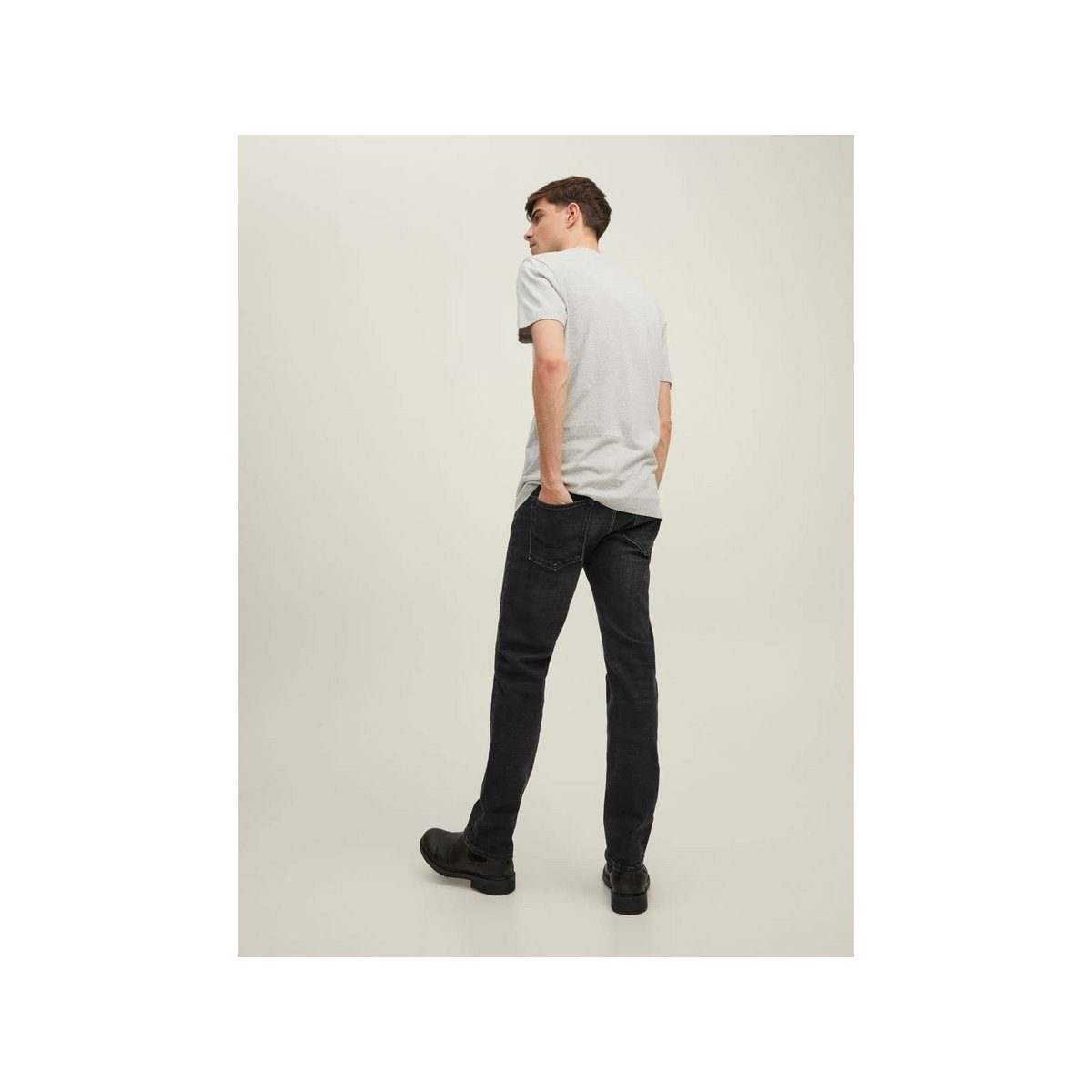 Jack & 5-Pocket-Jeans Jones (1-tlg) schwarz