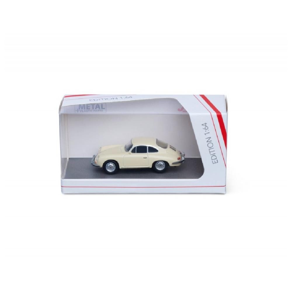 Schuco Modellbausatz Porsche 356 Carrera 2 Elfenbein / 1:64, Maßstab 1:64
