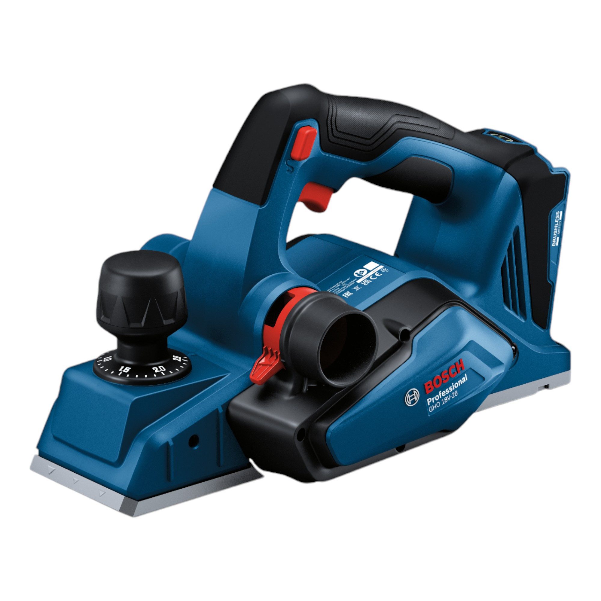 Bosch Professional Akku-Falzhobel GHO 18V-26 Professional 18 V 2,6 mm + 1x ProCORE Akku 5,5Ah + L-Boxx