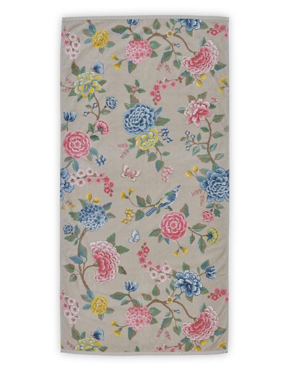 PiP Studio Handtuch Good Evening Khaki 70X140 Khaki 100% Cotton, terry velour, 500 GS, Baumwolle (1-St), Handtuch Frottetuch