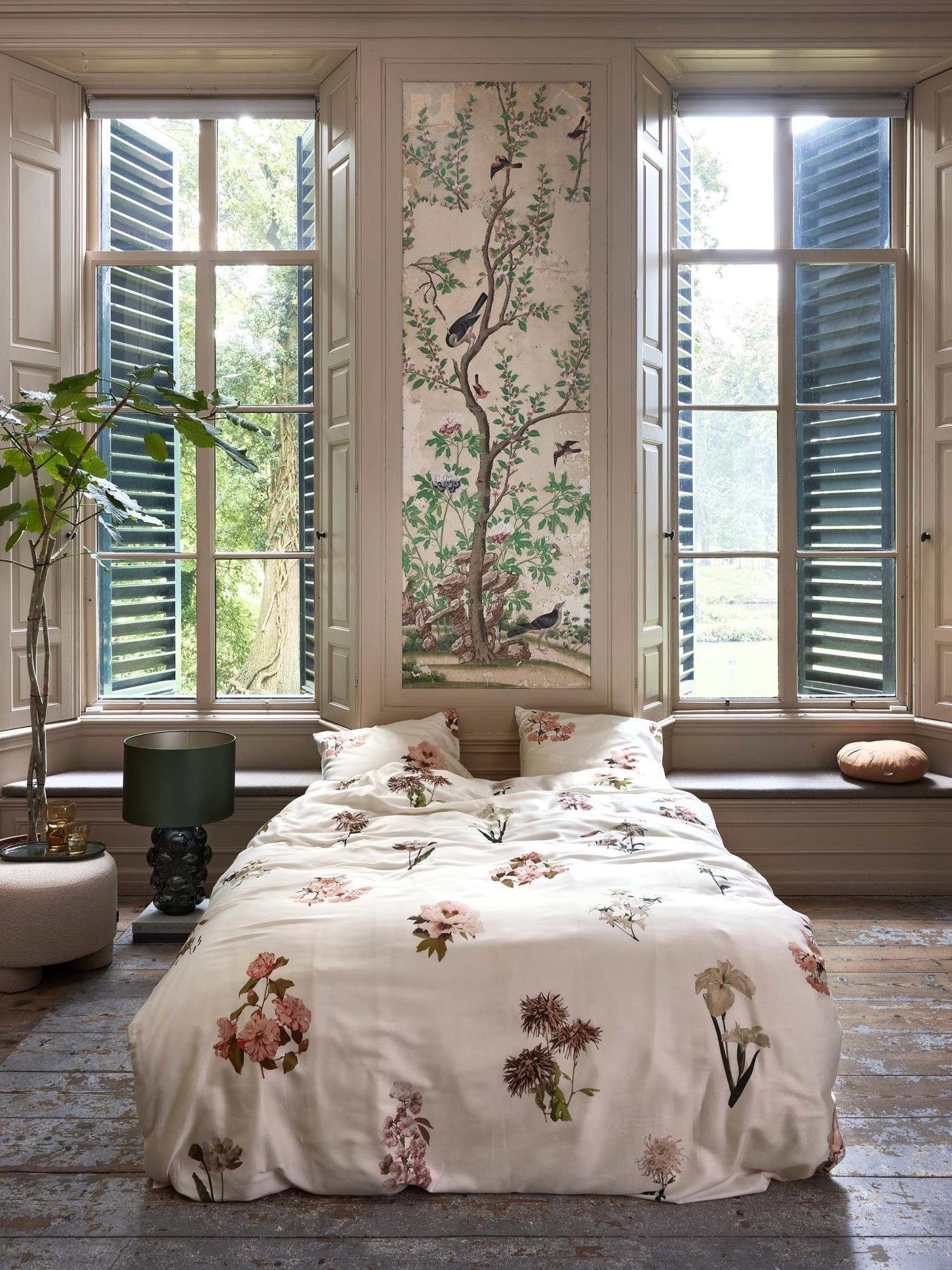 Essenza Bettwäsche Annebella, Satin, 2 teilig, mit floralem Muster günstig online kaufen