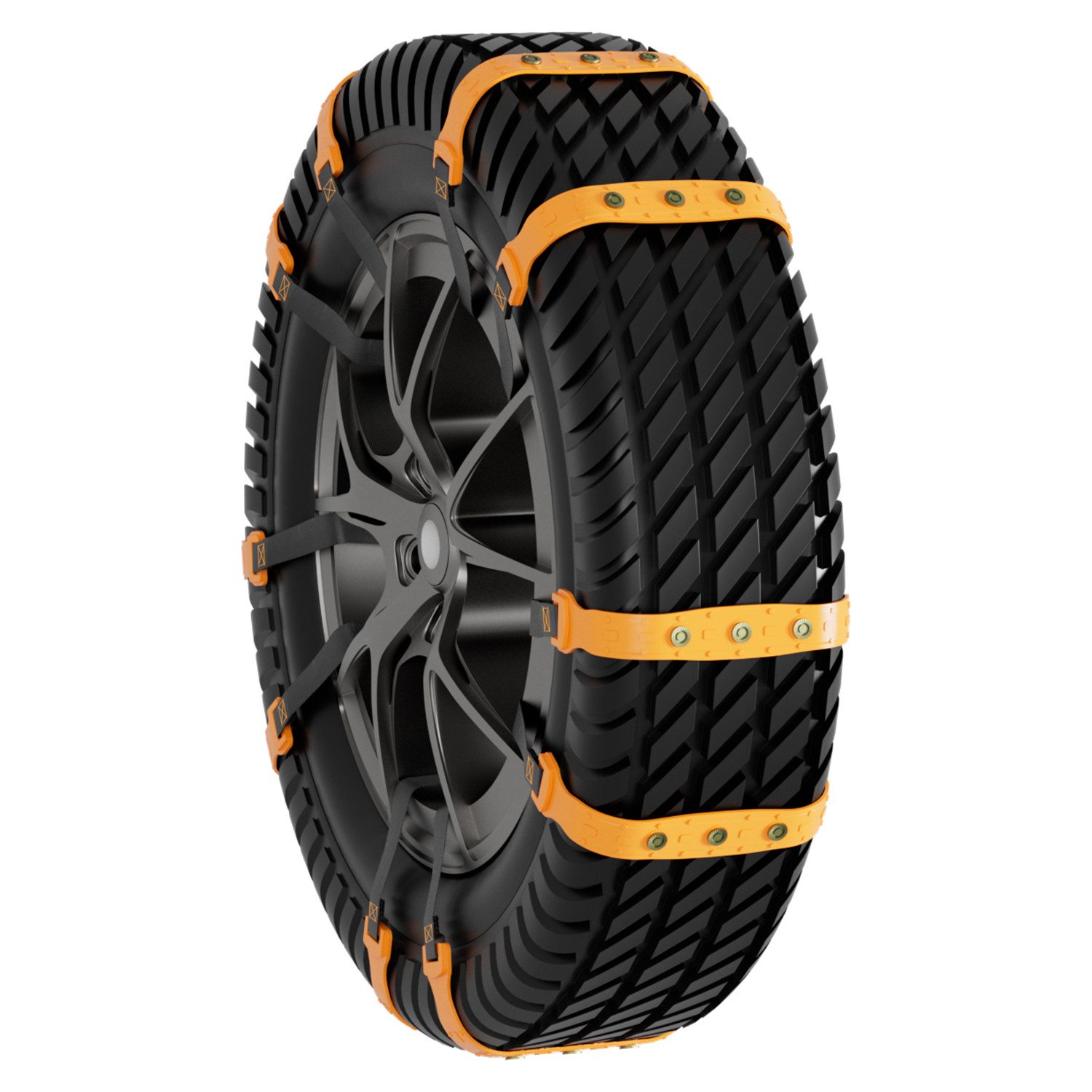 Clanmacy Снежные цепи Снежные цепи 10 Stück für Räder, Anfahrhilfe für Шины