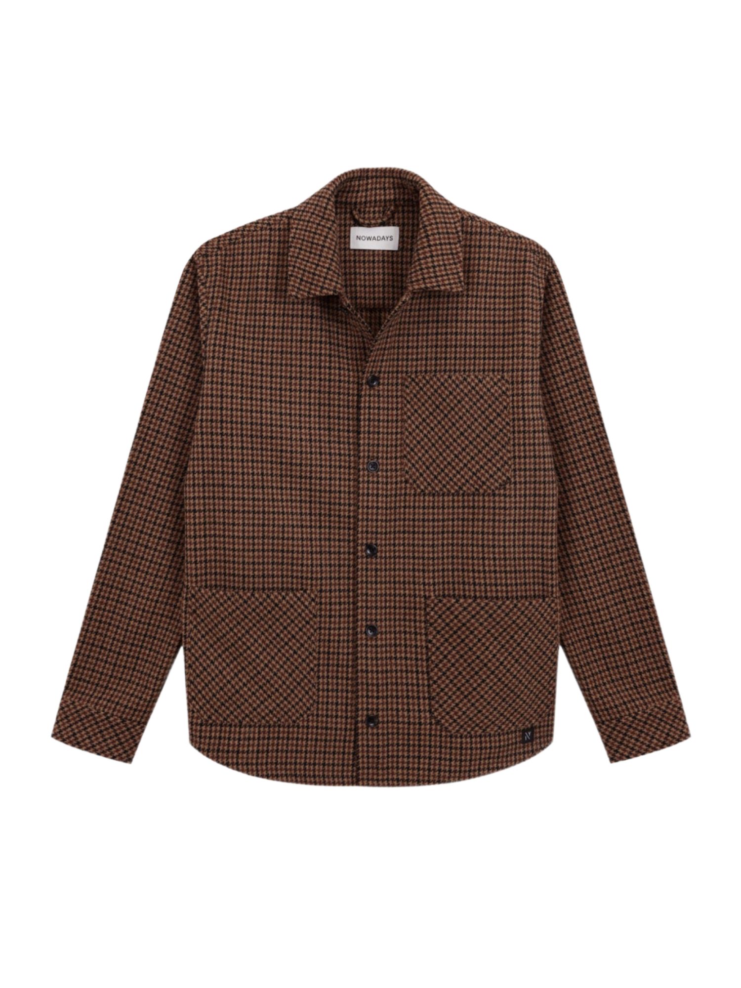NOWADAYS Outdoorjacke bunt,Freizeit,Polyester,Kariert,Kent,Lang,Regular Fit