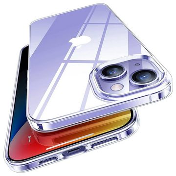 CoolGadget Handyhülle Transparent Ultra Slim Case für Apple iPhone 14 Plus 6,7 Zoll, Silikon Hülle Dünne Schutzhülle für iPhone 14 Plus Hülle
