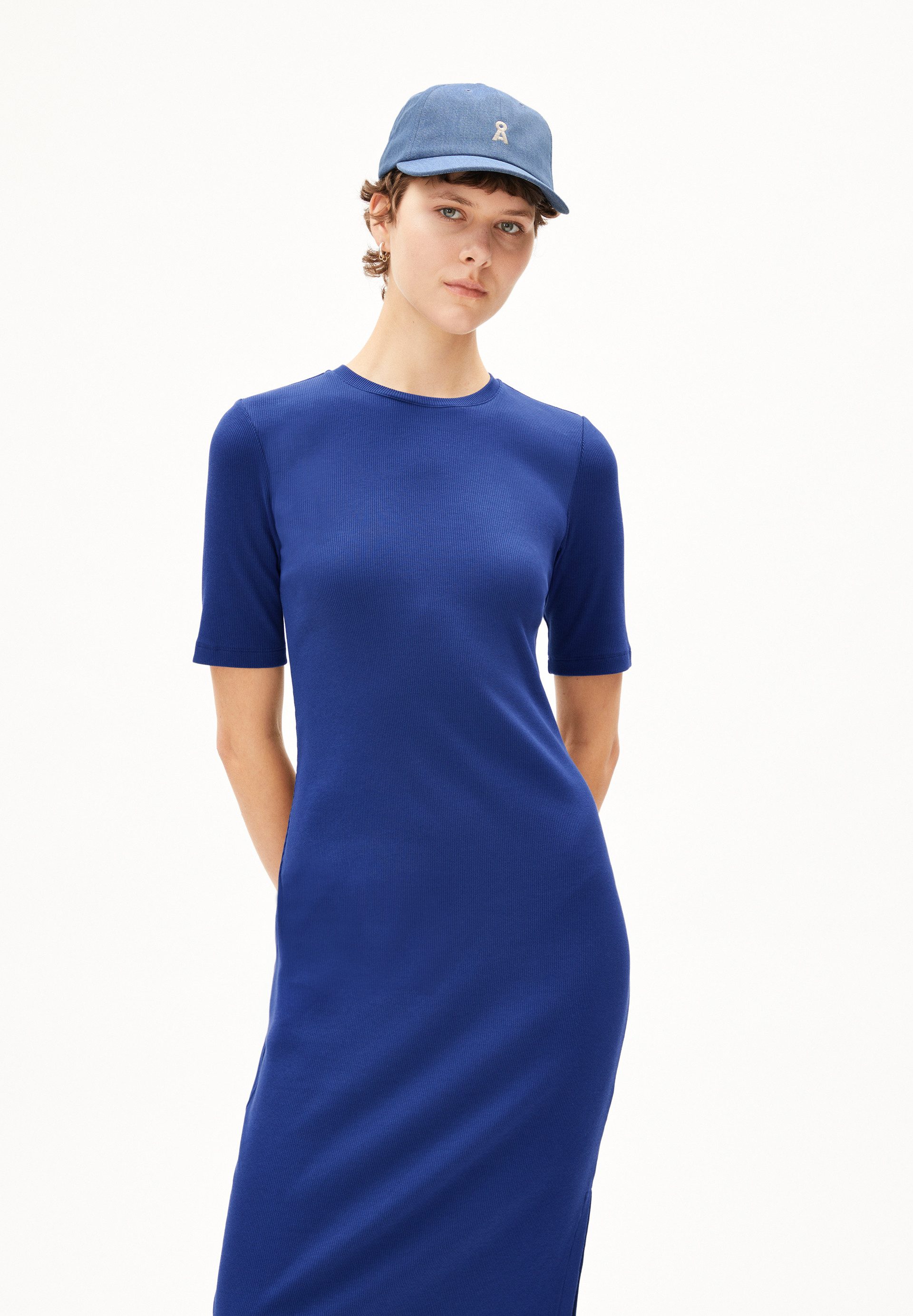 Armedangels Maxikleid SEHAARAA Ripp-Jerseykleid aus Bio-Baumwoll günstig online kaufen