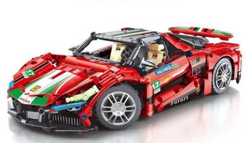 TaiGaoLe Konstruktionsspielsteine TaiGaoLe T2017 Sportscar - Technik Modell, (1238 St)