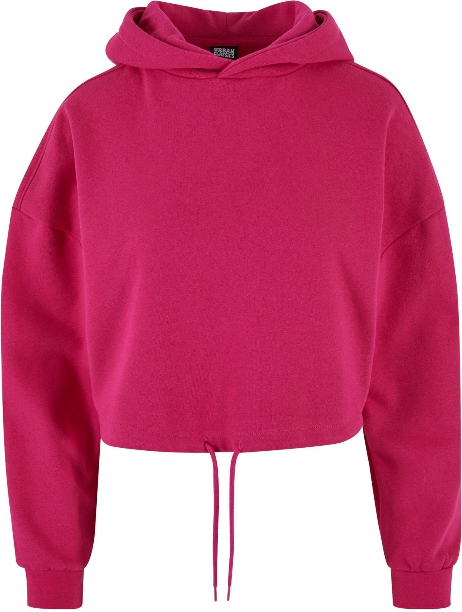 URBAN CLASSICS Kapuzenpullover Ladies Cropped Oversized Hoodie Damen Kapuzenpulli