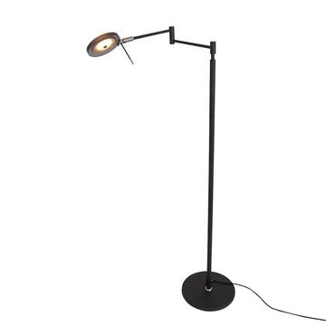 Steinhauer LIGHTING LED Stehlampe, Stehleuchte Spotlampe Standleuchte LED Touchdimmer beweglich rauch
