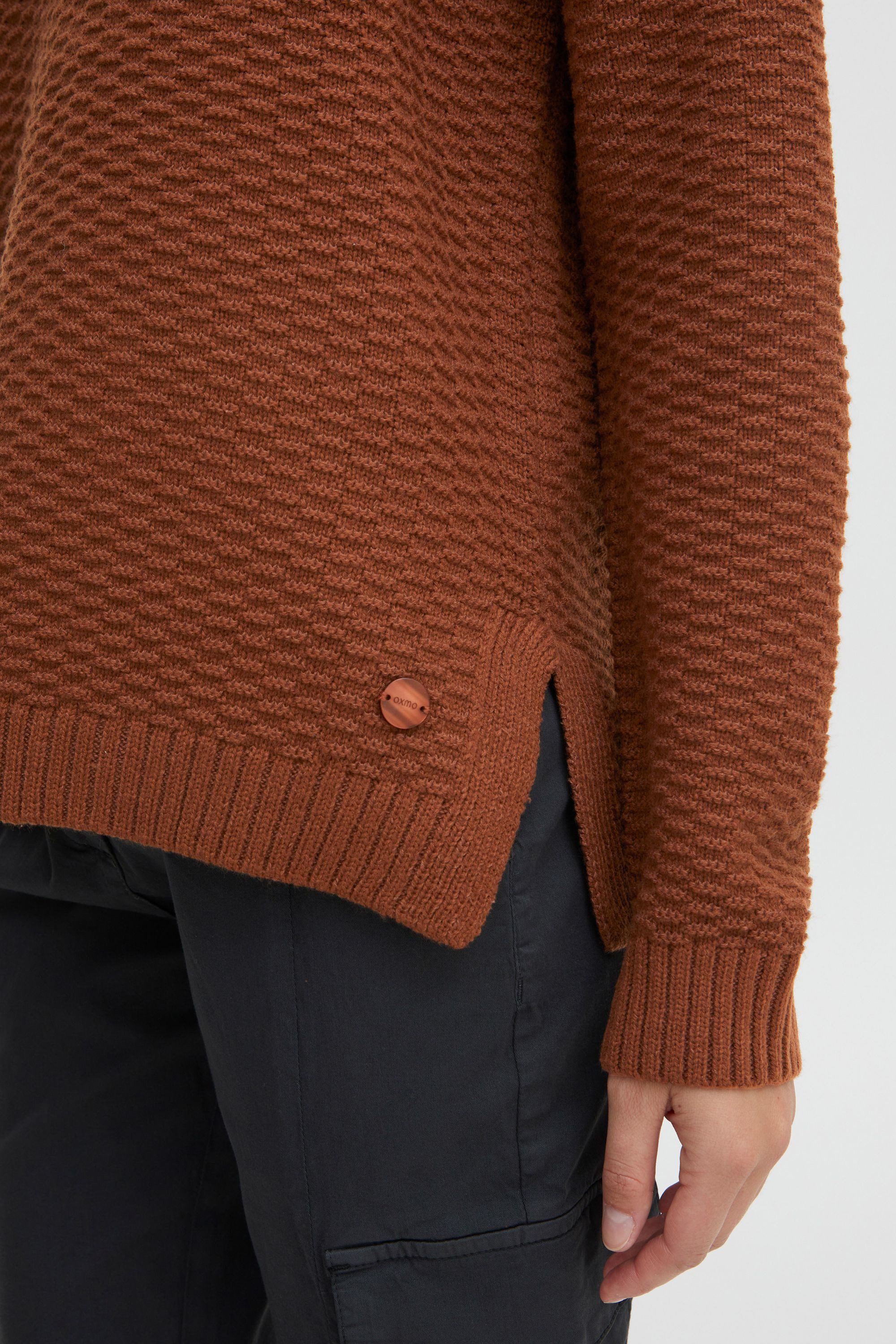 OXMO Strickpullover OXMilla Modischer Pullover