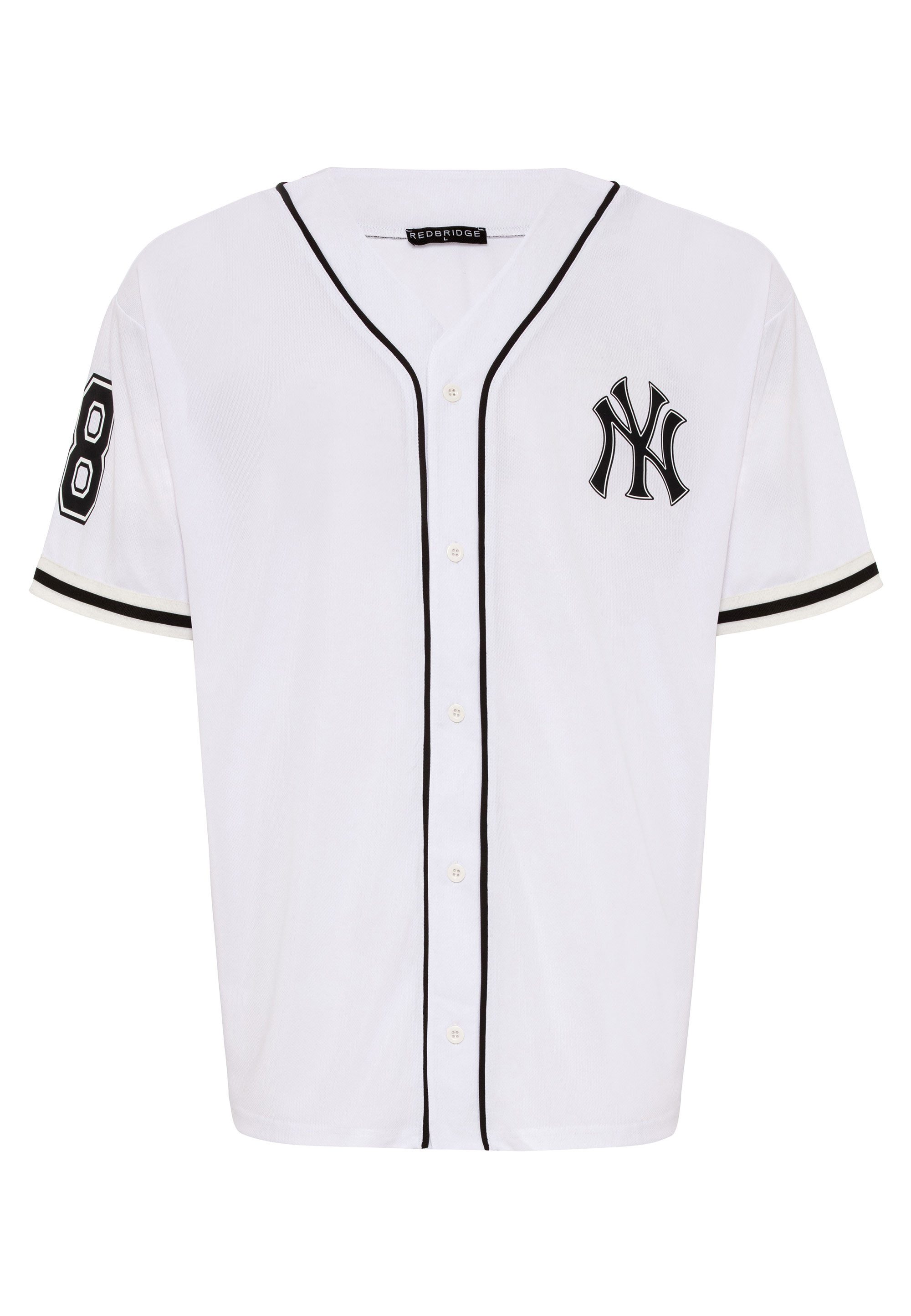 RedBridge T-Shirt mit Knopfleiste - Baseball-Shirt günstig online kaufen