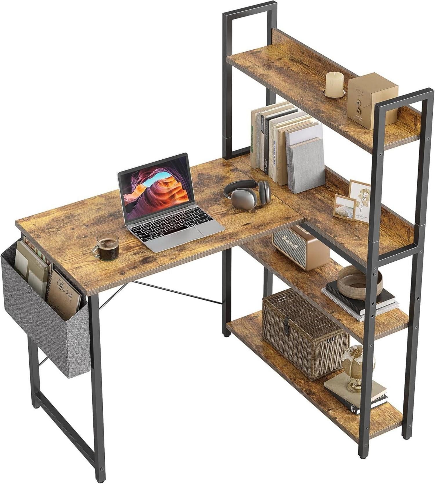 LuxusKollektion Eckschreibtisch Schreibtisch Regal Eckschreibtisch Heimbüro günstig online kaufen